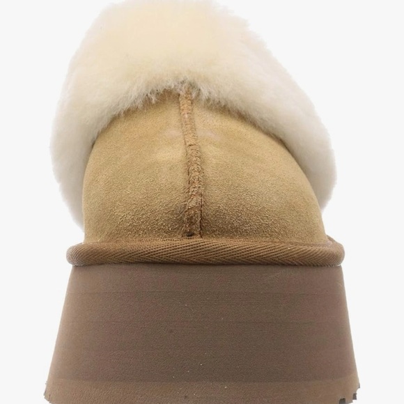 UGG Women's Funkette Platform Slippers in Chestnut (Size 8) - Picture 3 of 7